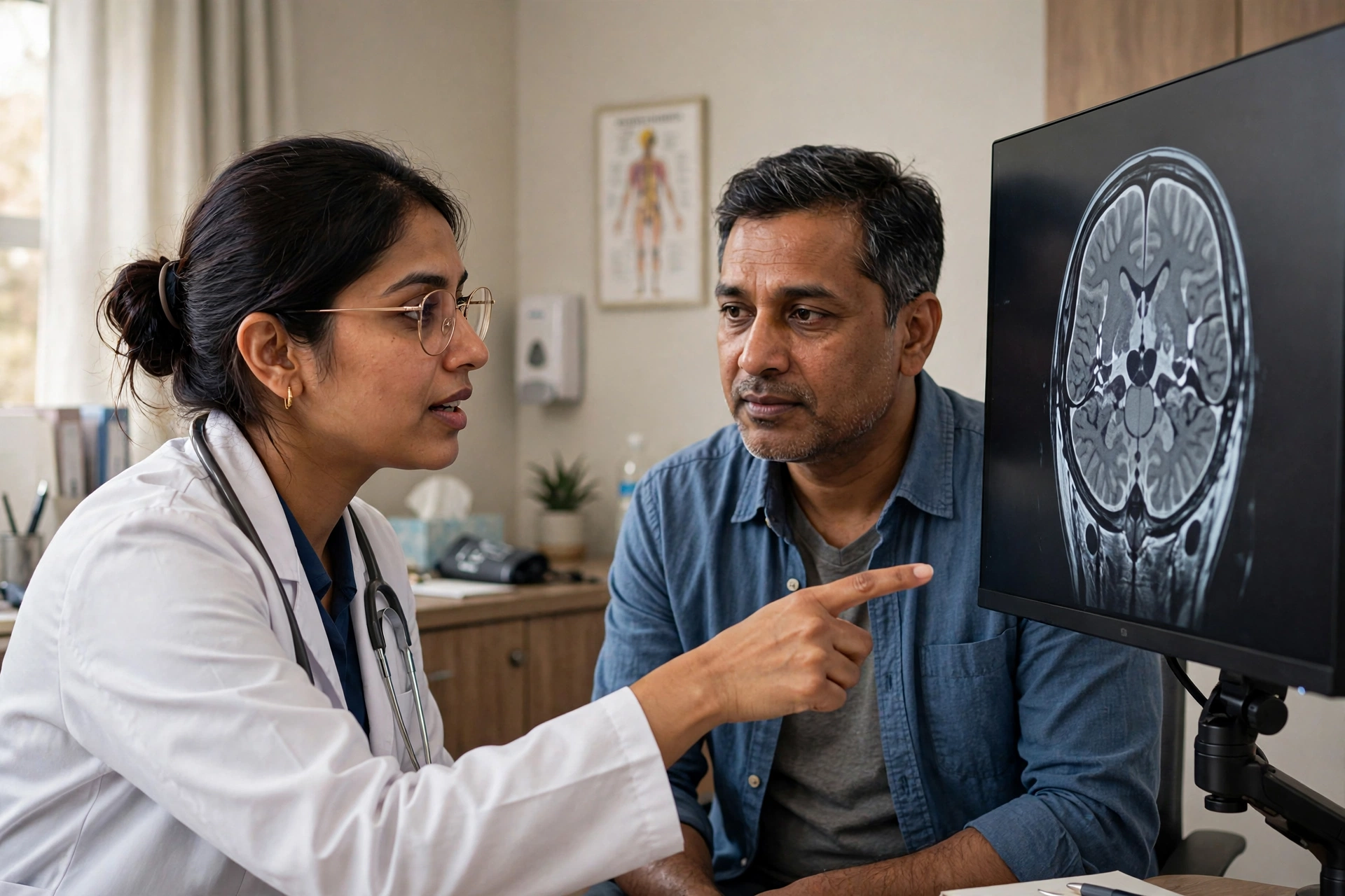 how to choose a paralysis doctor checklist at a clinic desk